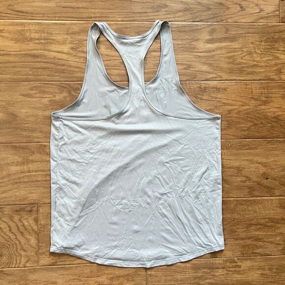 PINK Active Victoria's Secret Tank Top Size S Gray Racerback - Picture 2 of 10